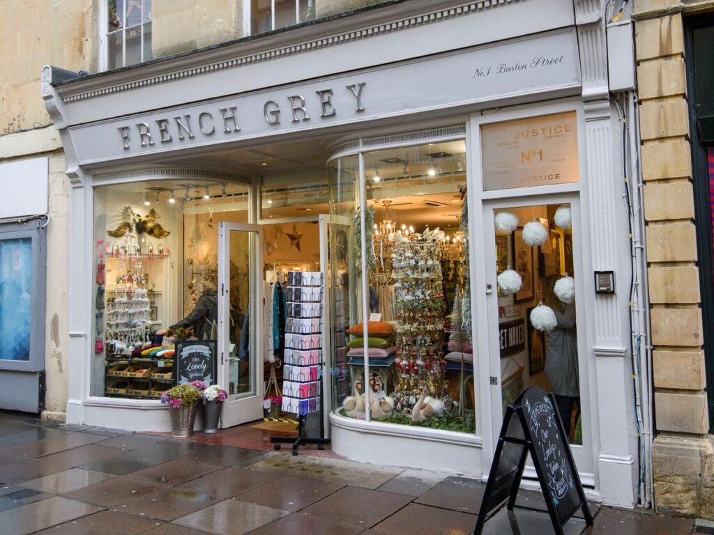 French Grey Interiors is a lovely shop in Bath